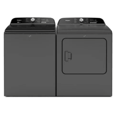 Whirlpool Volcano Black Washer & Dryer Pair